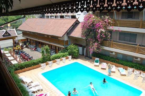 Unser Guesthouse Lai Tai mit Pool 