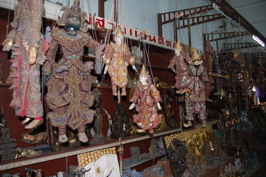 Auf dem Markt an der Grenze.