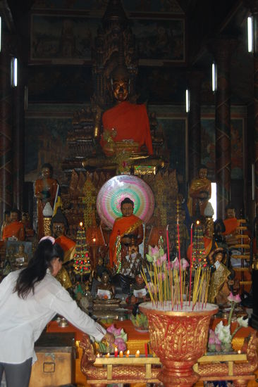 Blick in den Tempel.