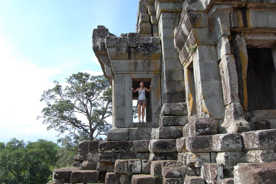 Endlich oben angekommen.