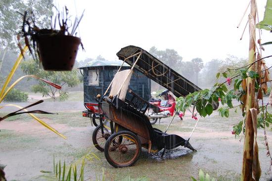 Mal wieder ein Regenguss...