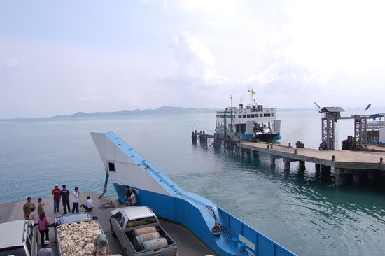 Die Fähre legt ab...