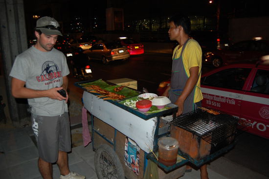 Hmmmm, lecker gegrillte Fleischspießchen.