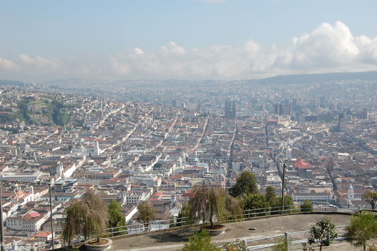 Ausblick auf Quito