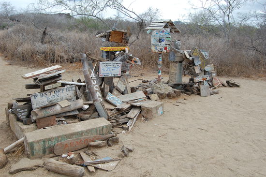 Das Post Office auf Floreana