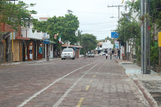 Die Stadt auf Santa Cruz