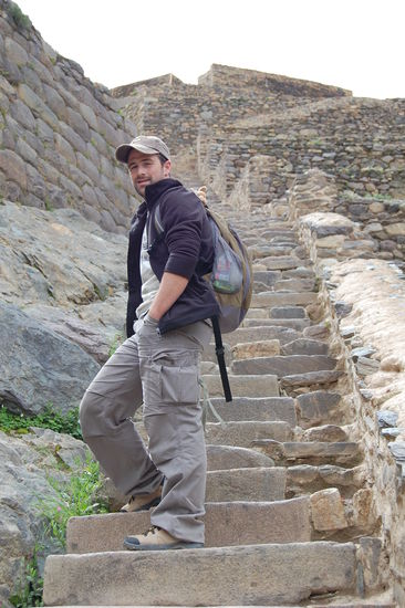 Aufstieg zur Festung.