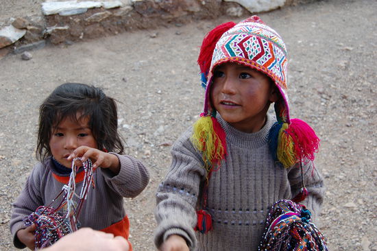 Die Kinder hier sehen wirklich so aus wie auf den Postkarten.