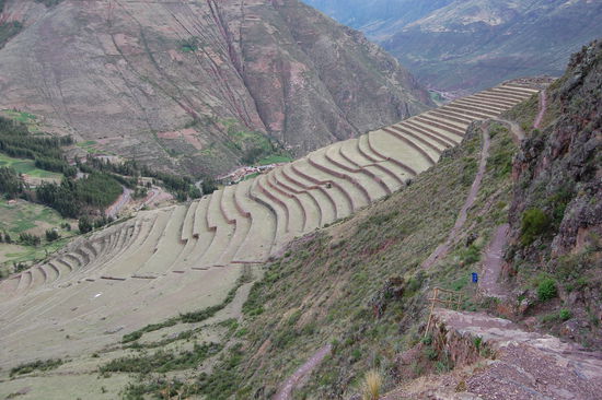 Terassen der Festung von Pisac.