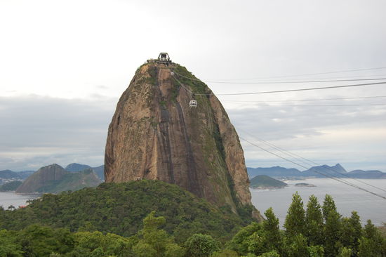 Das ist der Zuckerhut von der Zwischenstation aus gesehen.
