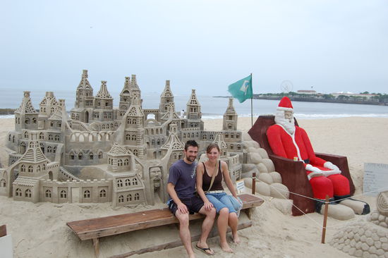 Auch an der Copacabana weihnachtet es sehr...