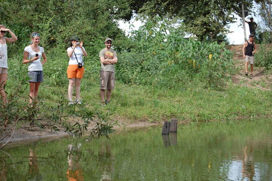 Stefan und die anderen hielten lieber Abstand.