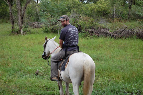 Stefan beim Horseriding