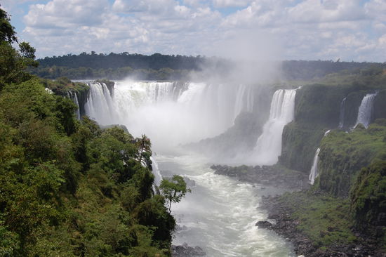 Garganta del Diablo von der brasilianischen Seite aus.