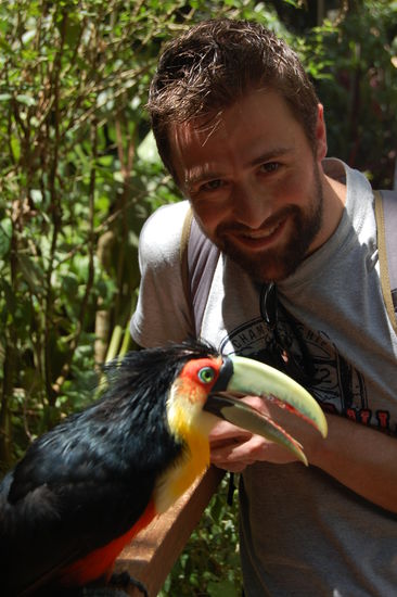Stefan mit Tukan...