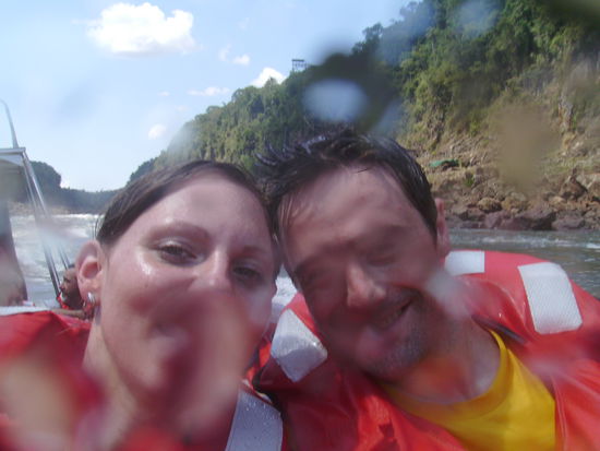 ...und hier sind wir schon ein bisschen nass geworden...