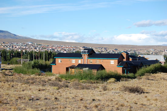 Und auf die Stadt "El Calafate"