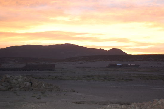 Sonnenaufgang um 5.50 Uhr.