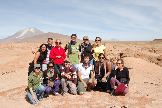 Unsere Gruppe und noch eine andere, welche wir immer wieder getroffen haben.