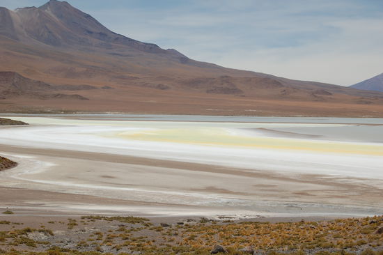 Die Lagunen haben tolle Farbenspiele.