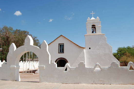 Die Kirche von San Pedro de Atacama ist eine der ältesten in Chile.