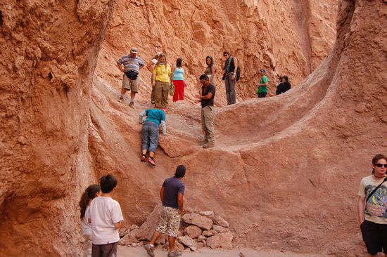 Klettern mussten wir auch.