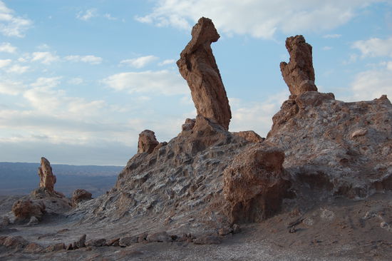 Salzformationen im Valle de la Luna.