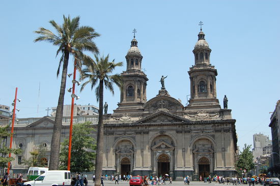 Die Kathedrale von Santiago.