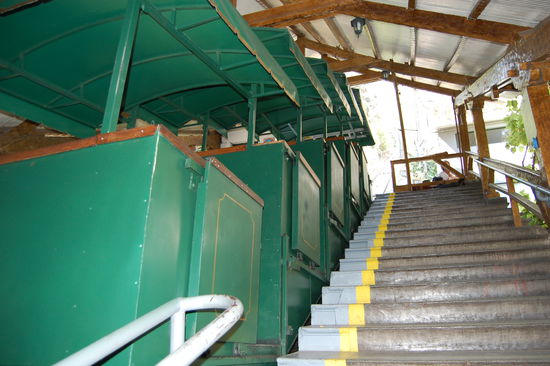 Mit der Standseilbahn sind wir hoch auf den Cerro San Cristóbal gefahren.