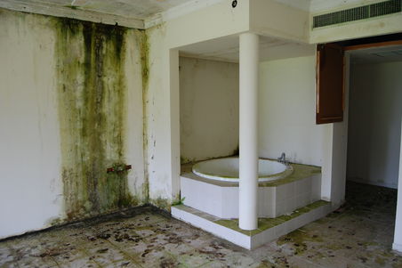 Die Zimmer waren so gut wie fertig...