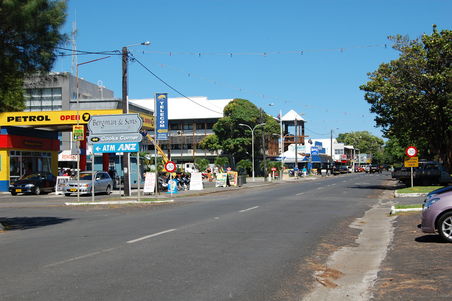 Die Hauptstadt Avarua auf Rarotonga.