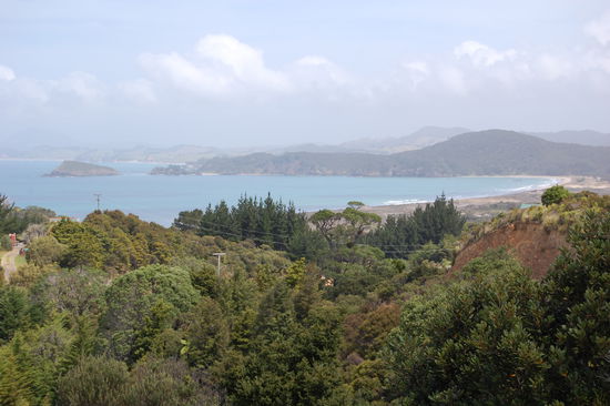 Unterwegs an einem Aussichtspunkt.