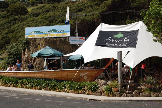 Der Tauchshop in Tutukaka.