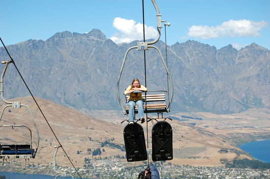 Auf dem Weg nach oben.