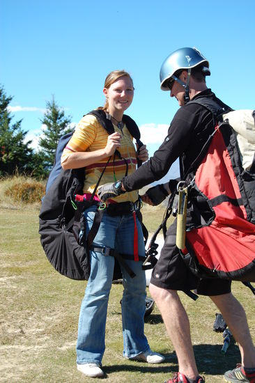 Ganz viel Freude und ein bisschen Nervositaet.