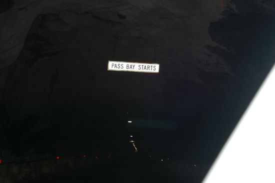 Hier sind jetzt auch kleine Lichter an, was auf dem Hinweg abends nicht der Fall war!