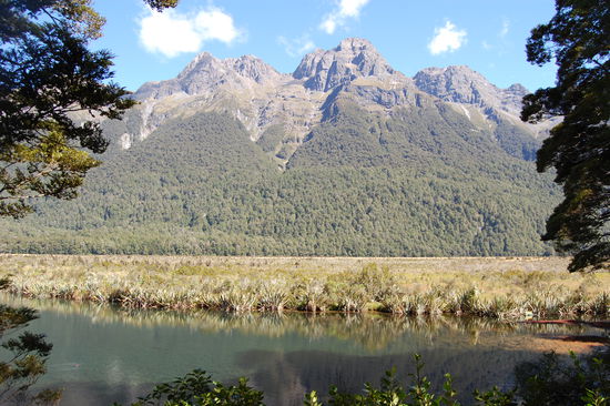Unterwegs kamen wir dann noch an den Mirror Lakes vorbei...