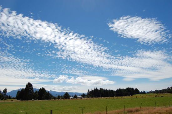 Deshalb nennt man Neuseeland wahrscheinlich auch "das Land der langen weissen Wolke"!