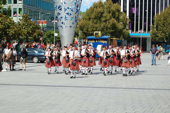 ...oder Dudelsackspieler.