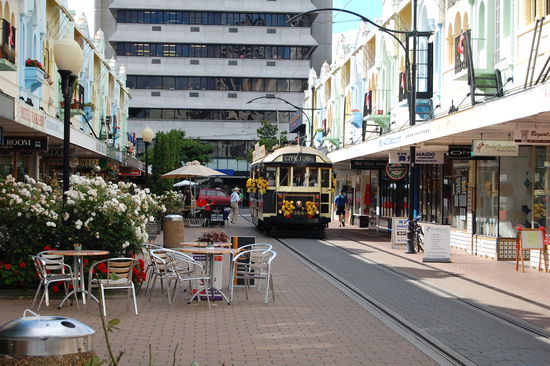 ...durch welche die alte Tram faehrt.