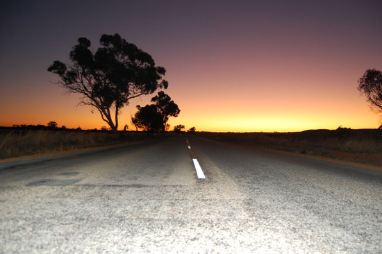 Abendstimmung on the road...