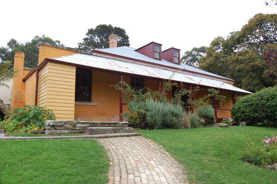 Das Haus des Pfarrers.