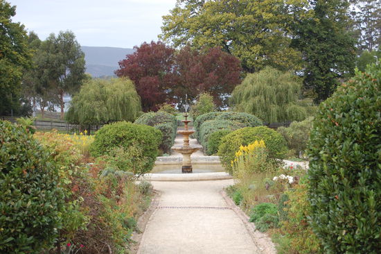 Der Regierungsgarten von Port Arthur, welcher fuer bedeutende Besucher und ansaessige Familien genutzt werde durfte.