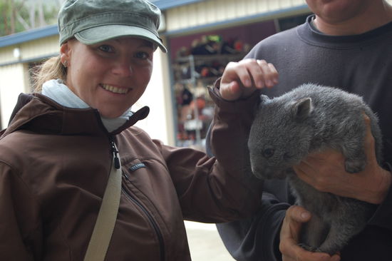 Und ich durfte ihn streicheln 