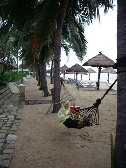 So hat man den Strand wenigstens fuer sich.