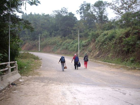 Die ersten Schritte in Laos