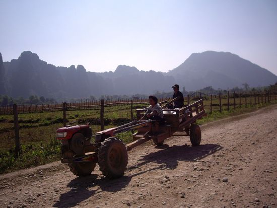 Die Landschaft mit dem Fahrrad zu erkunden hat allerdings was