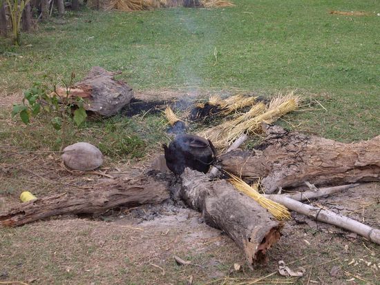 Die Leute hier ohne Feuer - undenkbar!