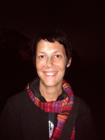 ...und Gecko auf der Nase.