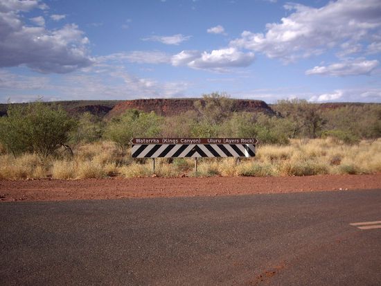 Auf dem Weg zum Kings Canyon